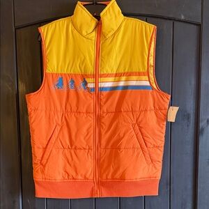 Orange and Yellow Cycling Vest